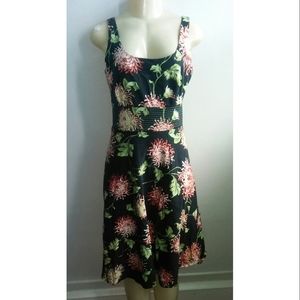 Donna Rico Size 10 Floral Fit And Flare Dress
